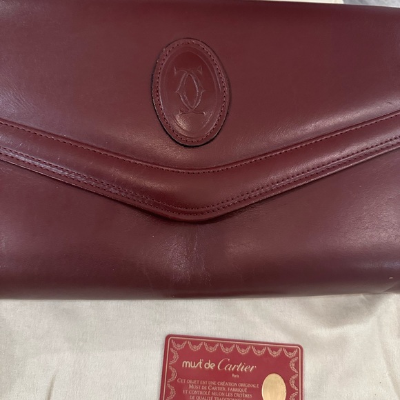 INSANE vintage Cartier bag shoulder bag with chain dust bag authenticity card - Picture 8 of 12